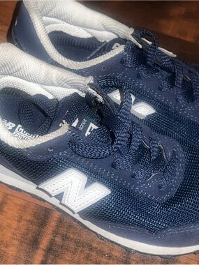 New Balance Navy and White Women's Running Sneakers